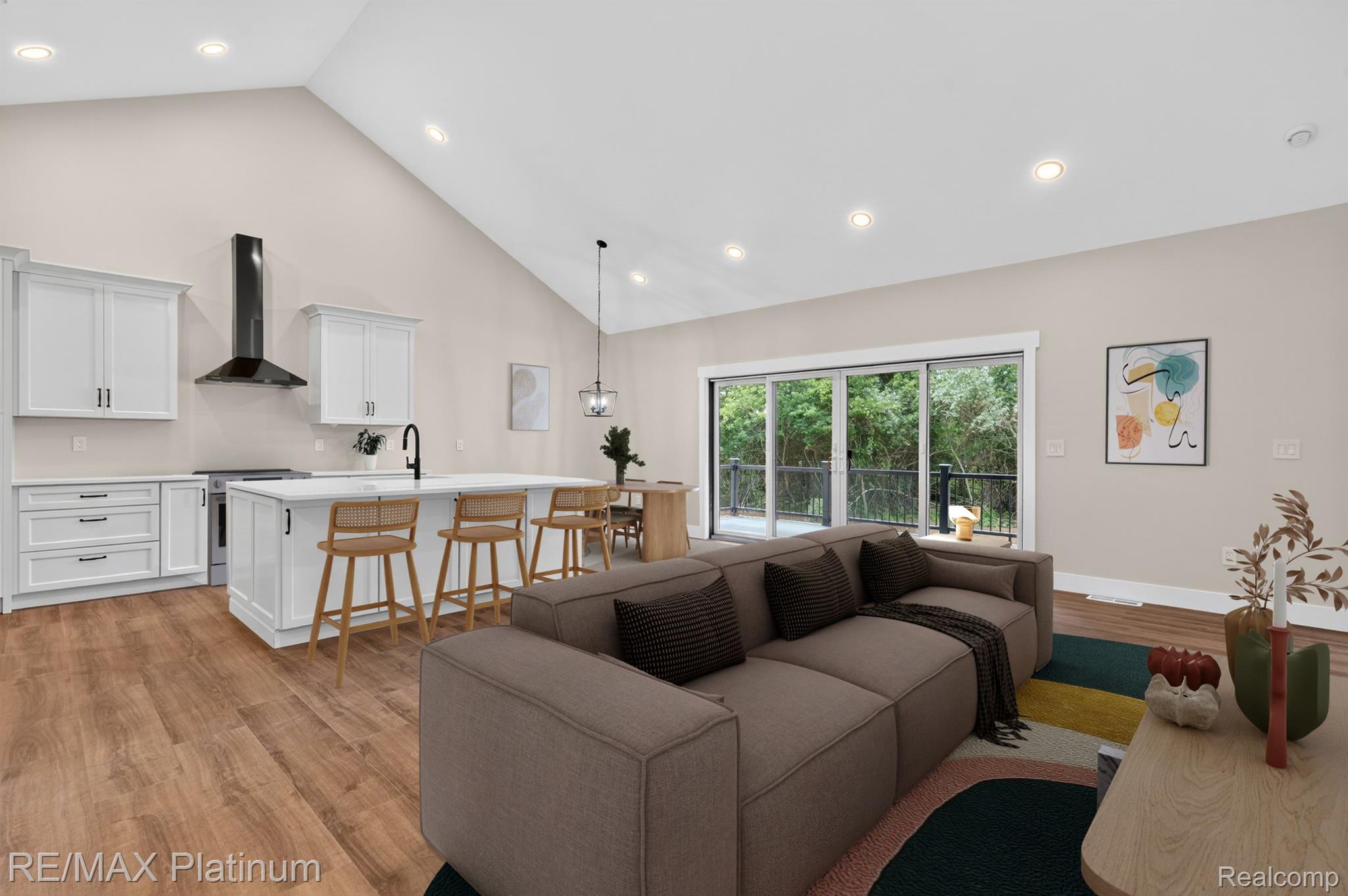 Living area · Virtually staged at 3073 Gecko Trail