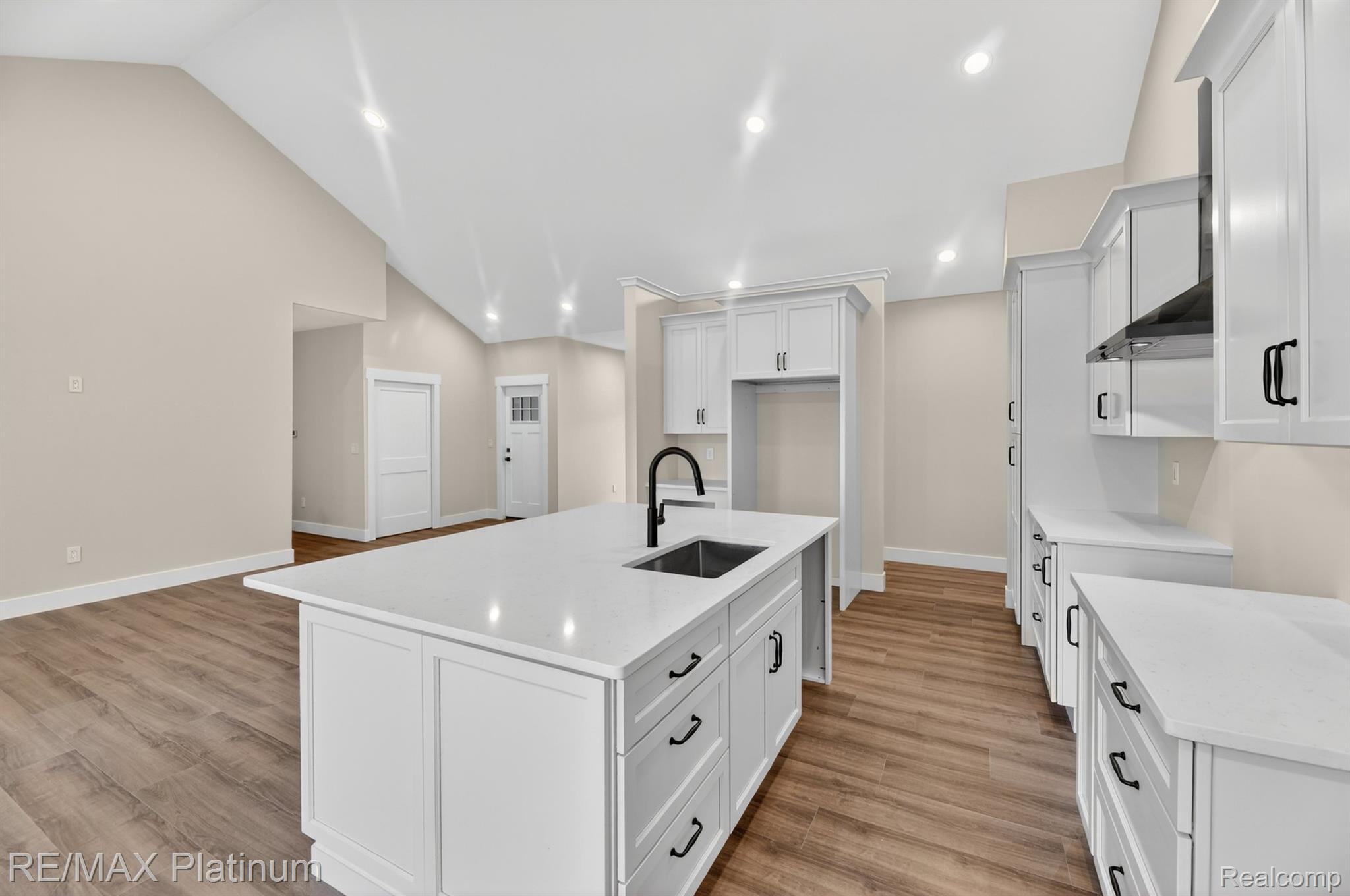Kitchen cabinetry and island at 3073 Gecko Trail