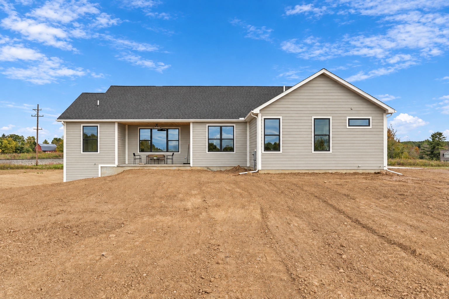 Rear exterior at 890 Pierce Road